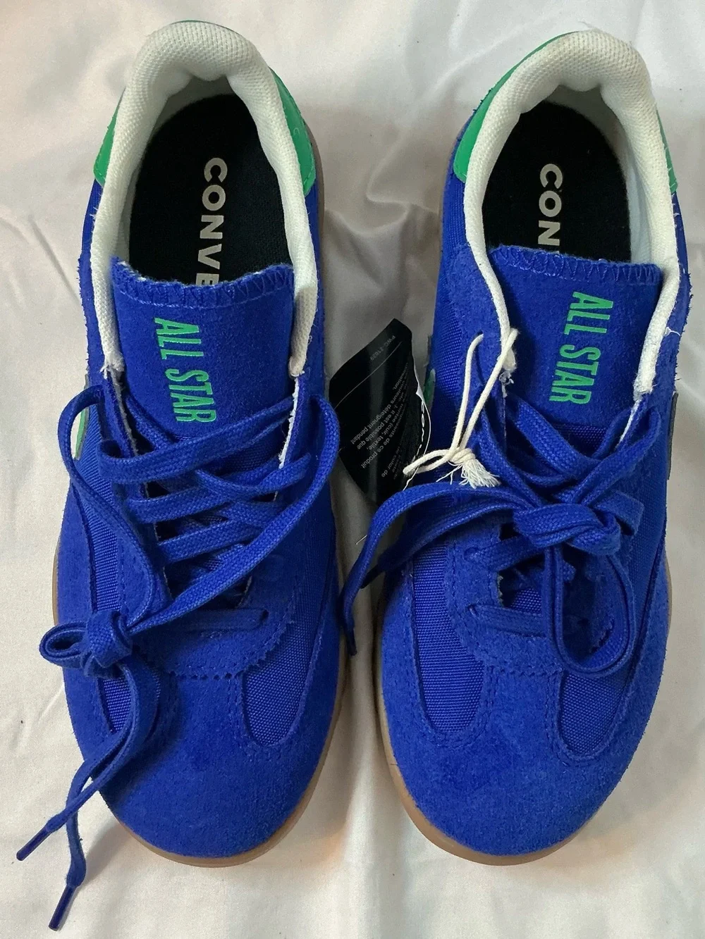 Converse Run Star Trainer Blue Green Gum Sneakers Big Kids 3.5Y/woman’s 5 NWT